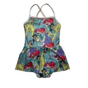 Disney Princess Skirted One Piece Swimming Suit 2 Year